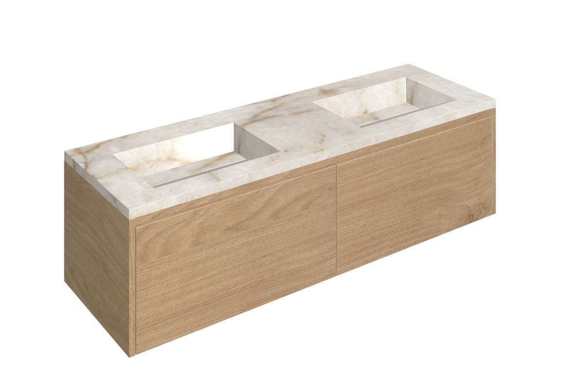 Fly Air Washbasin Duo 150 Wood